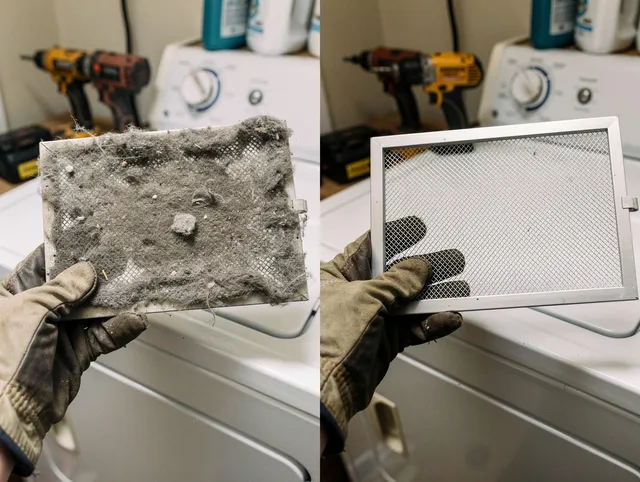 Professional lint trap cleaning by Lawndale Dryer Vent Cleaning in Lawndale