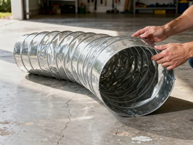 Lawndale Dryer Vent Cleaning specialist using advanced equipment for thorough duct cleaning in Lawndale