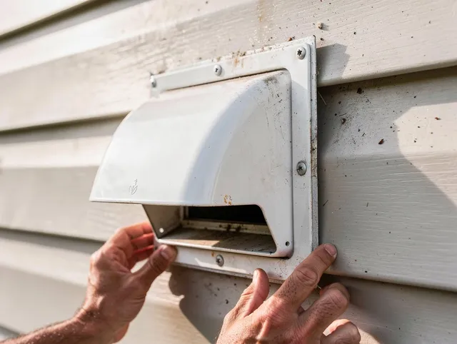 Lawndale Dryer Vent Cleaning technician delivering thorough residential dryer vent cleaning service in Lawndale
